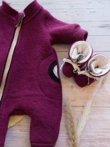 Fleece Anzug mit Schuhen