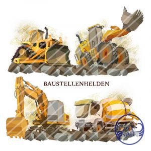 baustellenhelden polygone baustelle Produkt bild